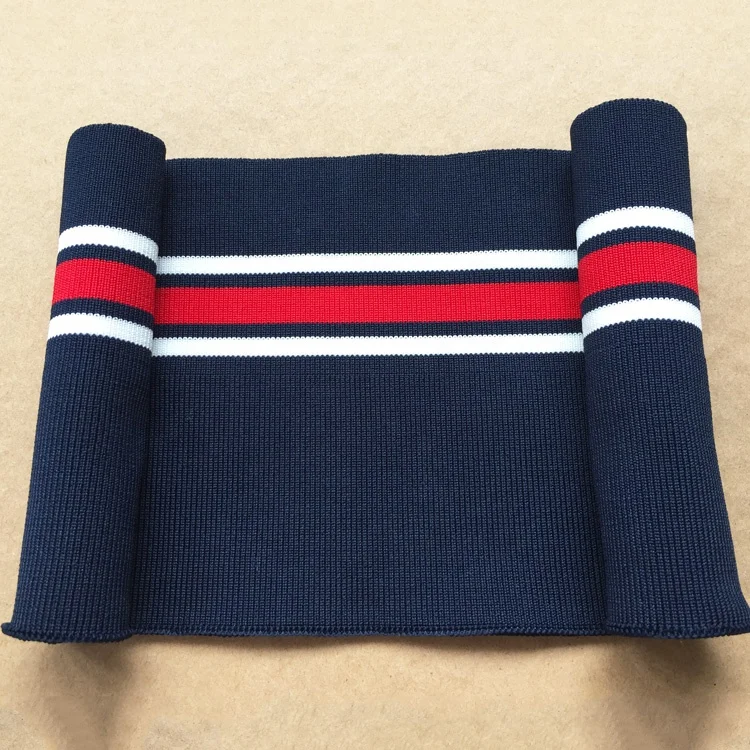 
Low elastic silk flat machine rib for school uniforms, sleeve hem accessories 