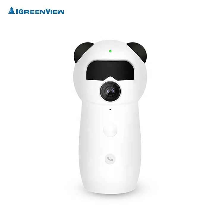 Panda shaped 1080P Беспроводная P2P Младенческая видео шпионская камера