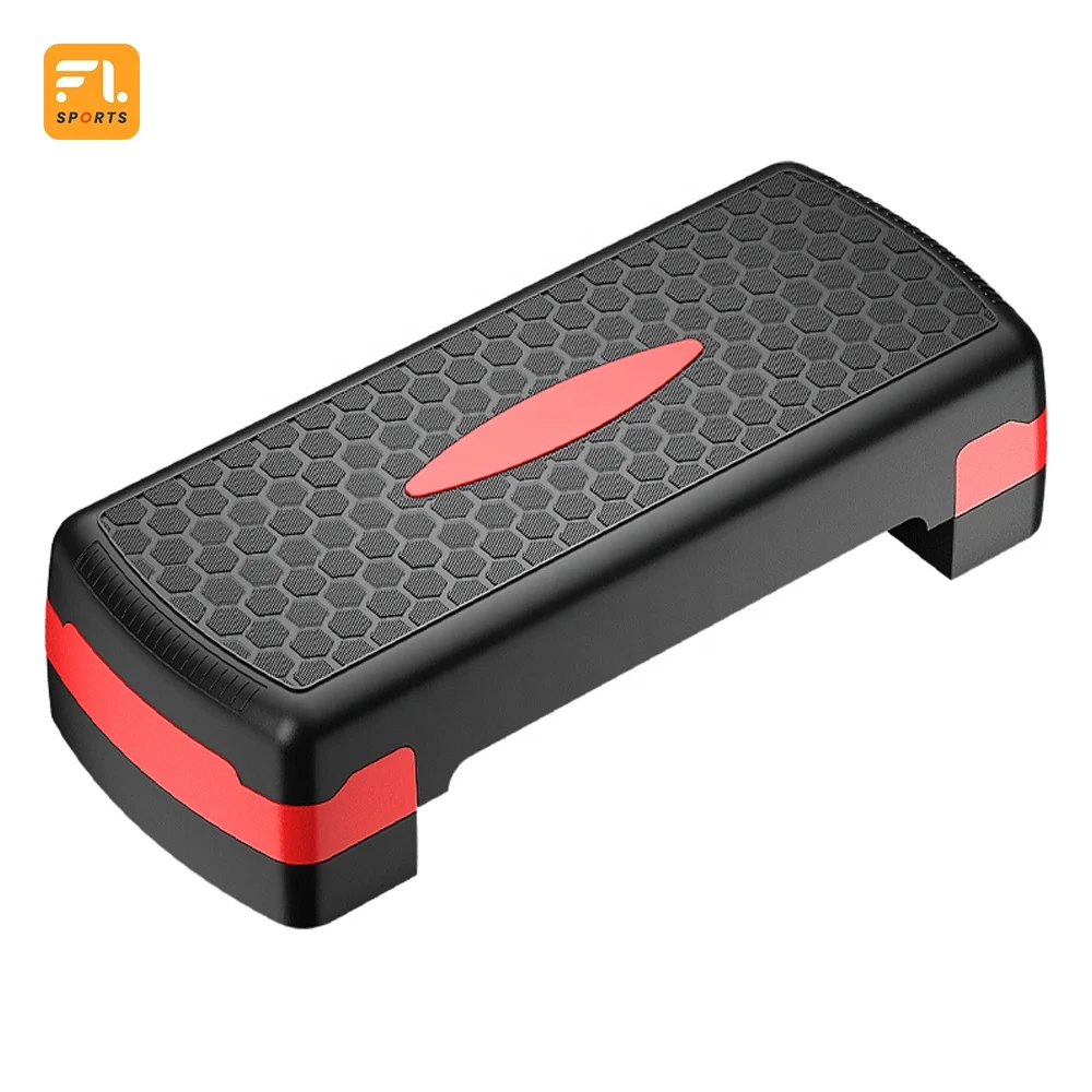 New Arrival Height Adjustable Anti-slip Aerobic Exercise Step Platform Bench Fitness Pedals