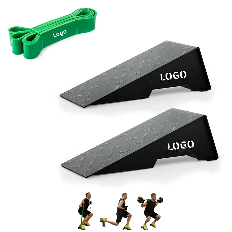 Wellshow спортивные стальные приседающие клиновые блоки прочные наклонные доски для тяжелой атлетики и фитнеса противоскользящие устойчивые