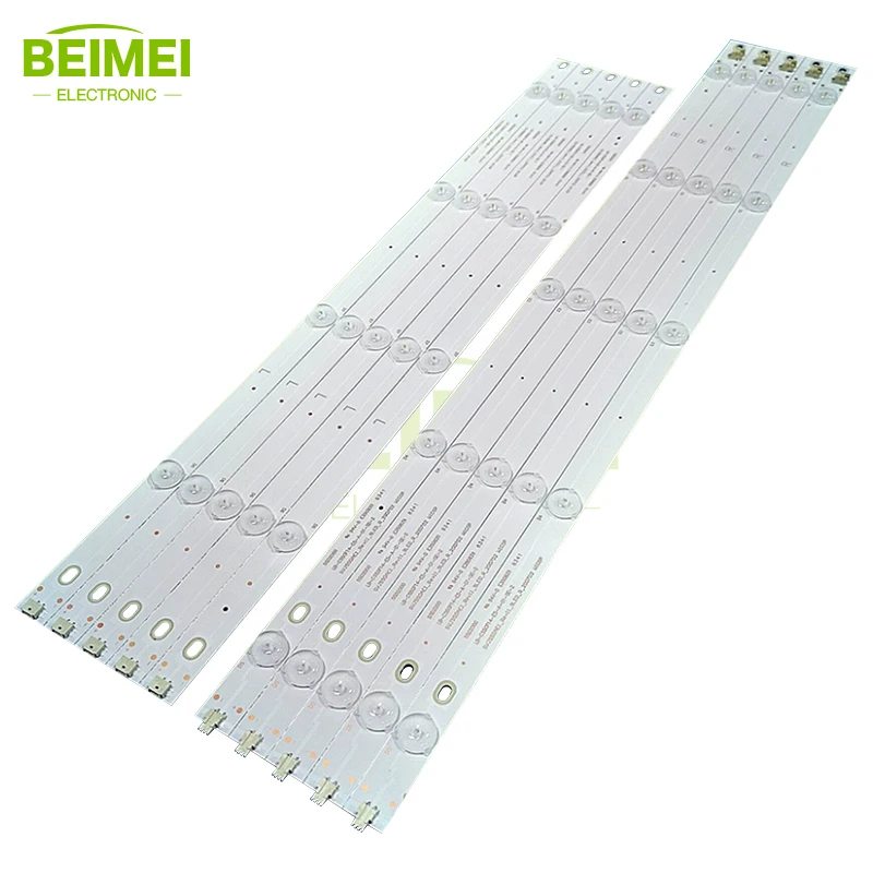 TV backlight strip LB-C550U16-E2-L/R-ZM1 LB-C550F14-E5A-G1-SE-1/2 SVJ550AE1-REV11-9LED-L/R-150107(WIOP) for CHANGHONG 3V 4+5LED