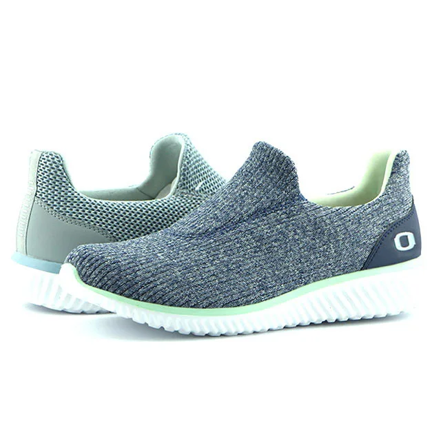 New women casual fashion sports knit slip on running shoes