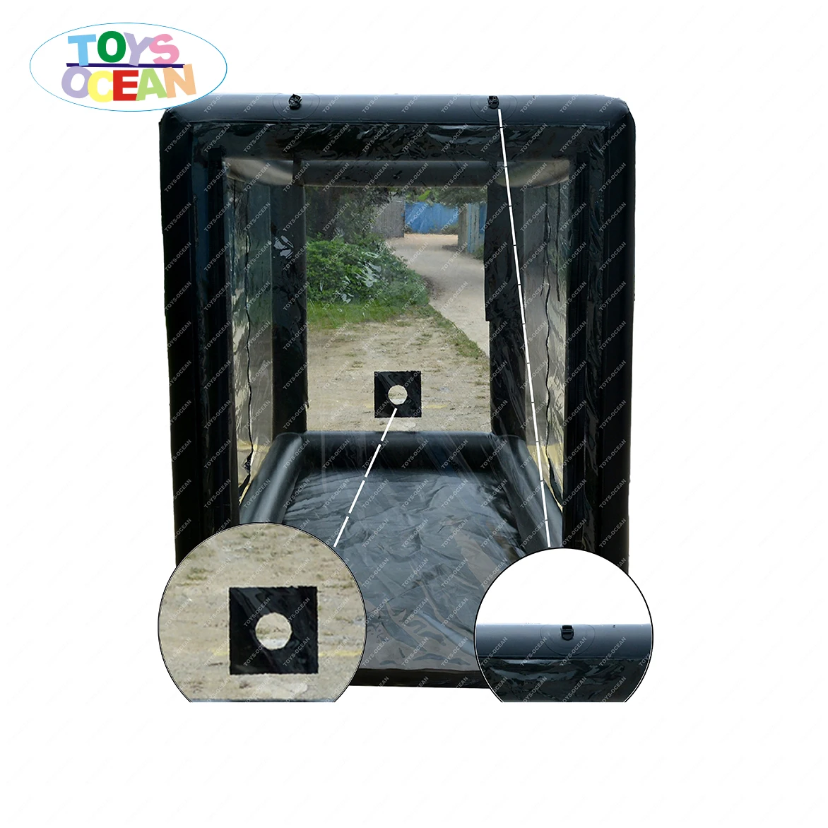 Custom Small Car Tent Motorcycle Inflatable Garage Tent Transparent Car Cover For Sale