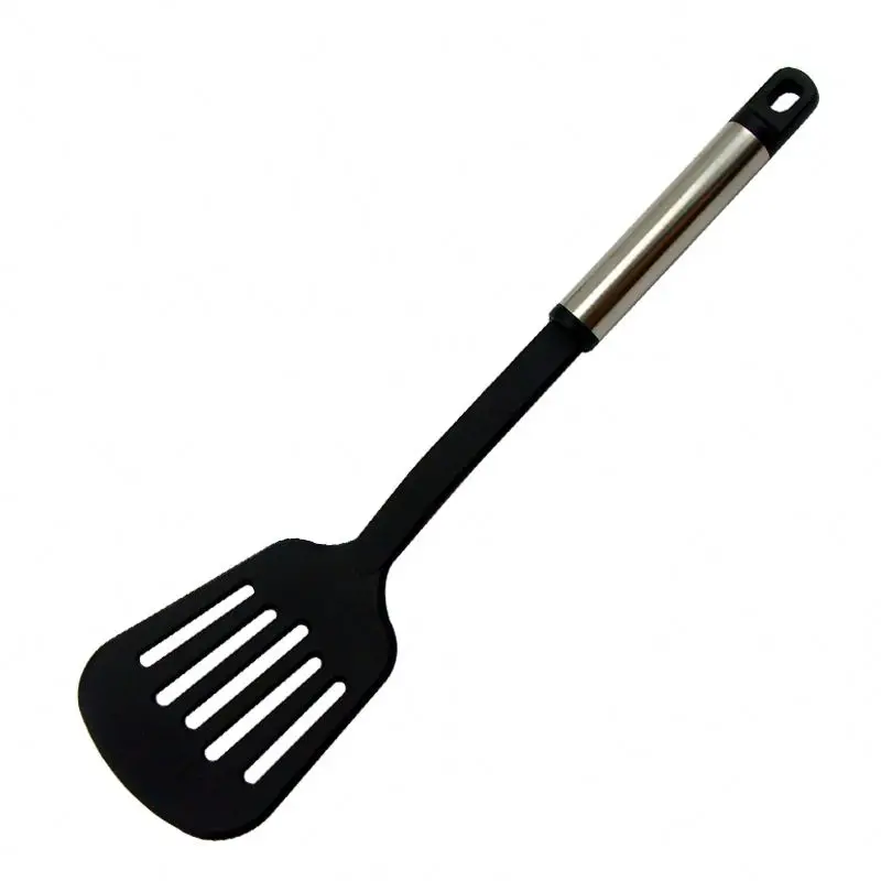 Functional eco nylon plastic spatula slotted spatula kitchen spatula slotted turnner