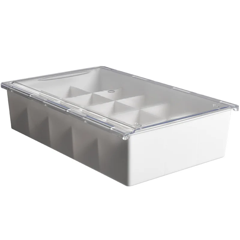 Household hanging compartment plastic underwear storage box drawer-type sorting and sorting clothes storage tool