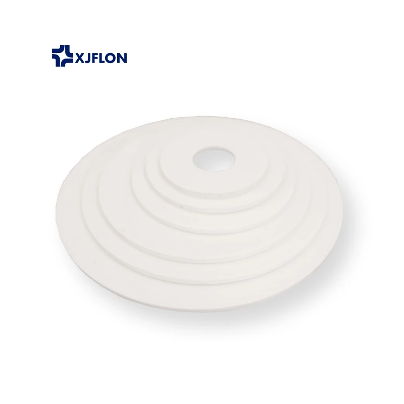 manufacturers custom white plastic ptfe flat gasket sheet O-ring sealing ring