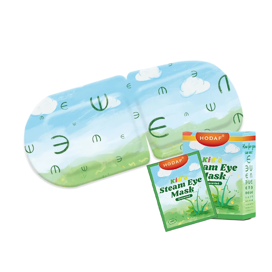 2025 new eye heat pad steam eye mask customized pattern self heating warm sleep mask for kids