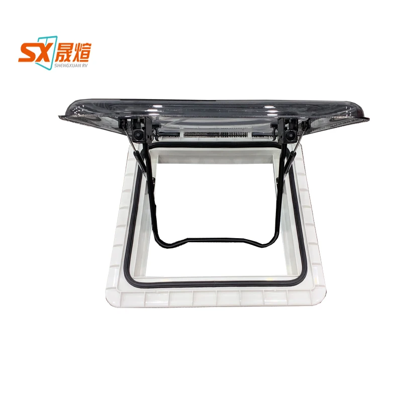 Double Pane Acrylic rv camper trailer Manual push-pull roof vent skylights