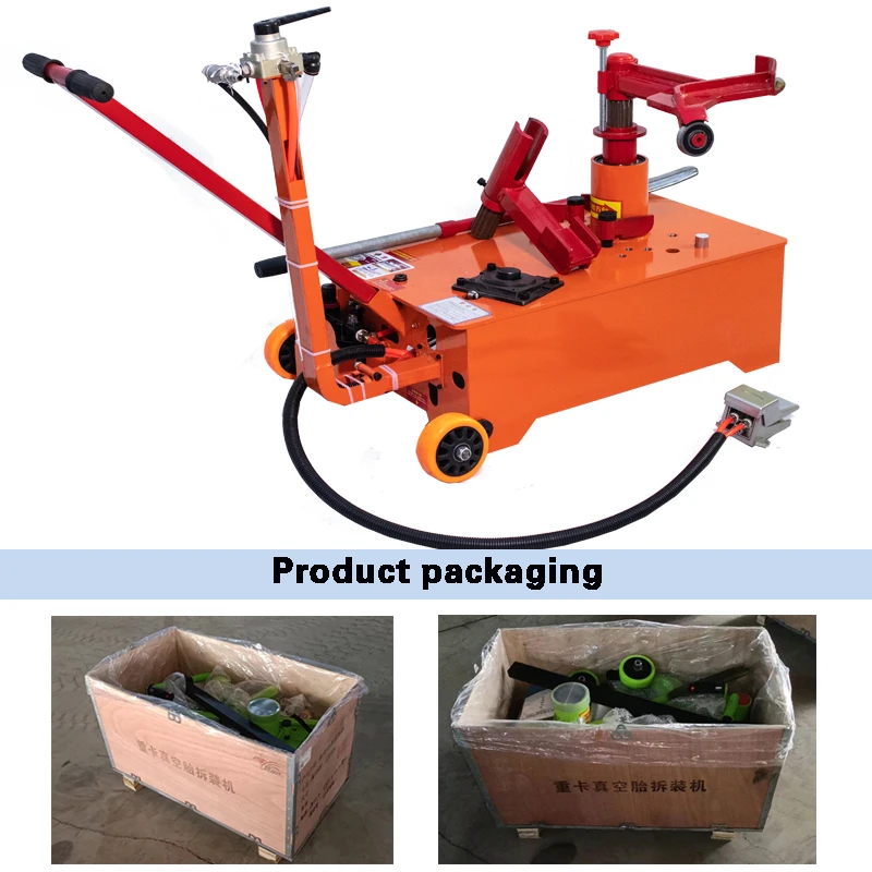 Heavy duty pneumatic single cylinder truck tire changer manual tire changing machine