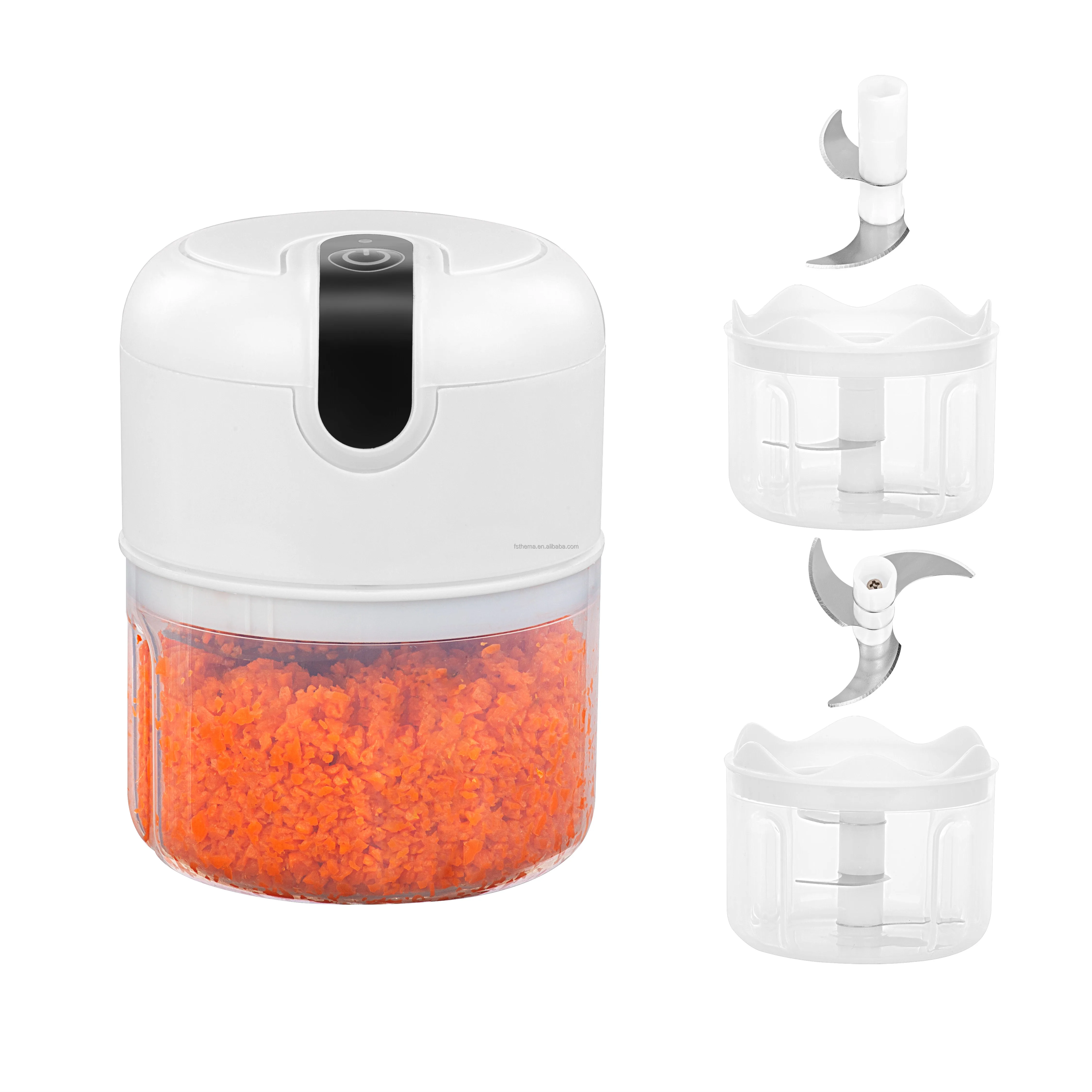Low Price Portable Automatic Mini USB Charge Wireless Baby Food Meat Vegetable Blender Mixer Processor Slicer Chopper
