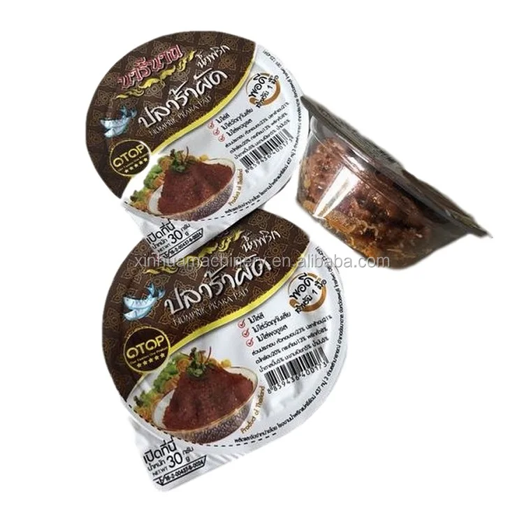 Automatic small ketchup filling sealing thermoforming blister packing machine liquid