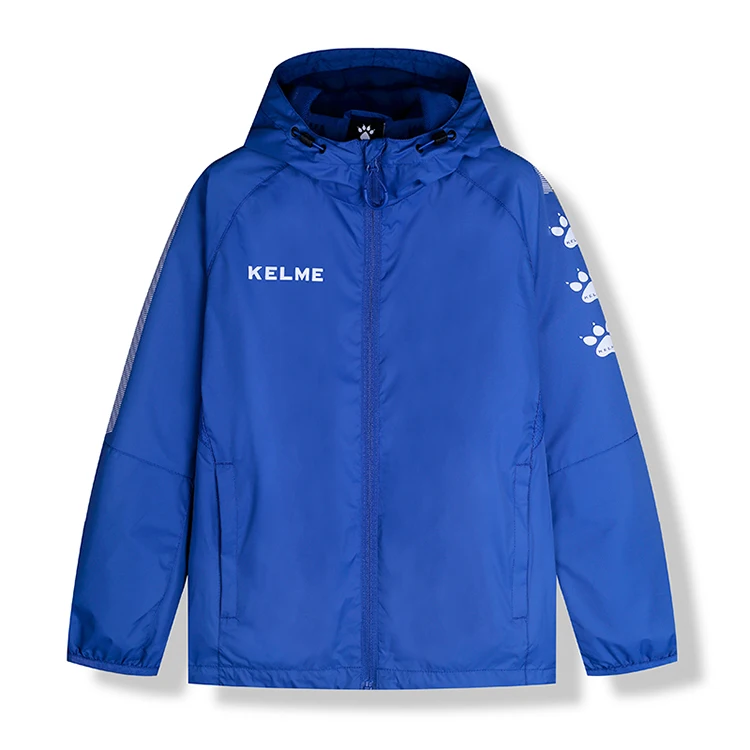 Детская футбольная тренировочная дождевая куртка KELME под заказ детская водонепроницаемая на молнии для баскетбола футбола тренировок дождя