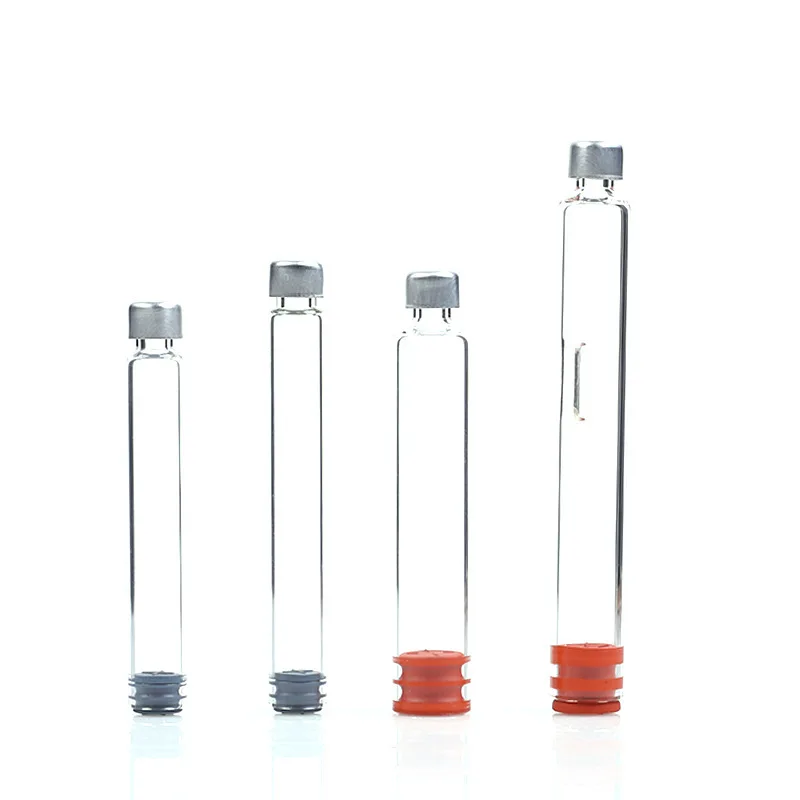 Transparent Injection Pen Accessories bottle Glass Cartridge Medicine Clear Disposable Medical Glass Bottle