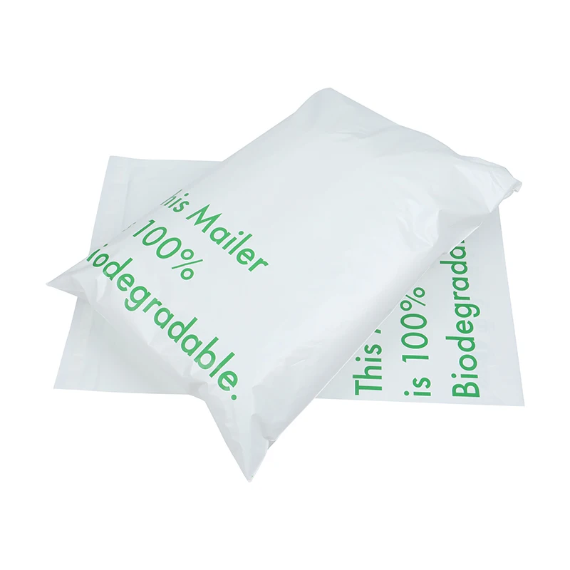 100% Biodegradable Mailer Shipping Bags Compostable Express Poly Bags With Tamper Proof Tape (Le0264)