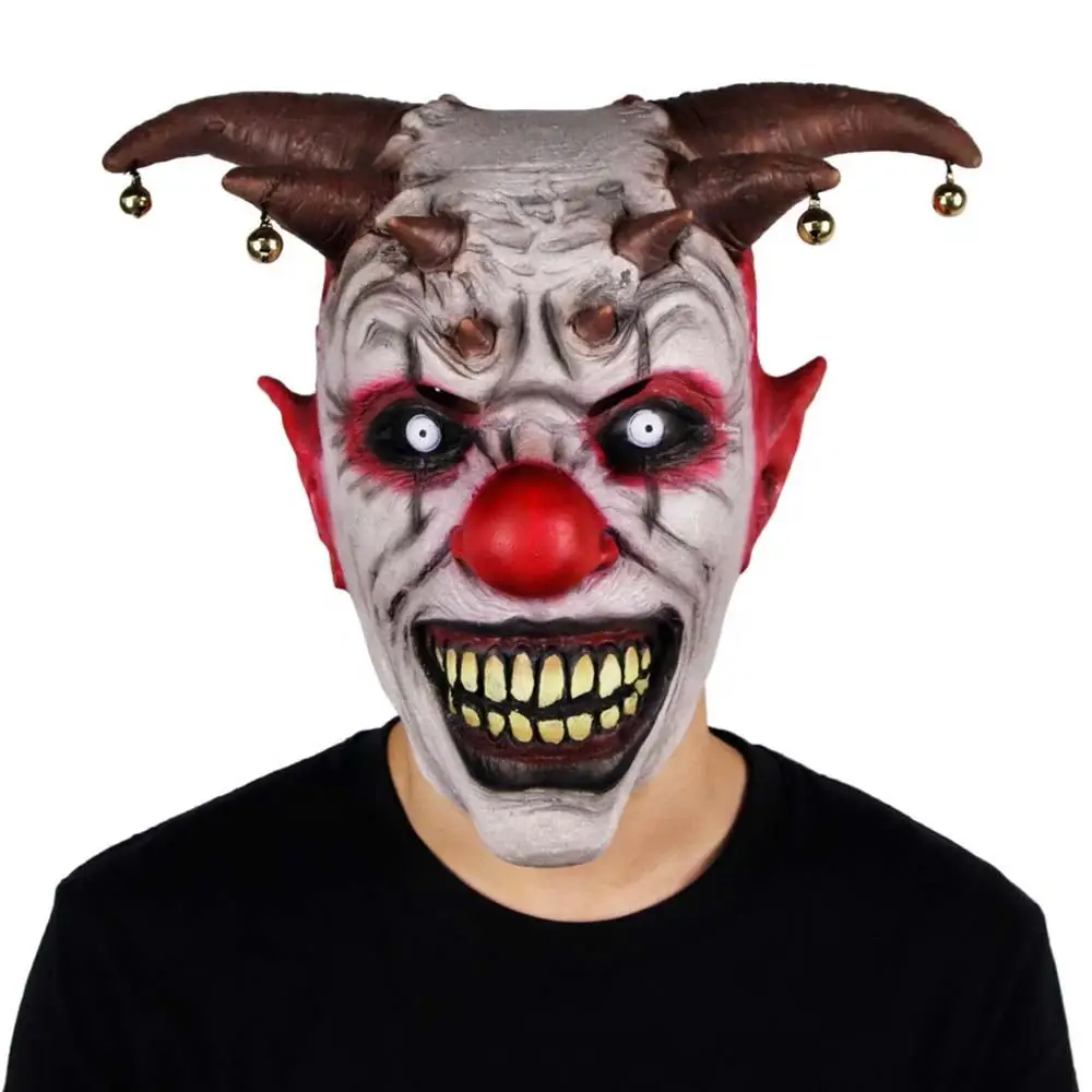 Halloween Scary Horror Latex Mask Horror Clown Rubber Mask For Scary Party Masks