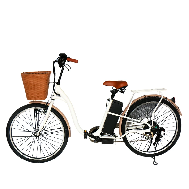 E bike 36V 250W 7-14Ah Battery Electric Bicycle 26inch KENDA Tire Fast Adult Electric Aluminum City Bikes Manufacturer
