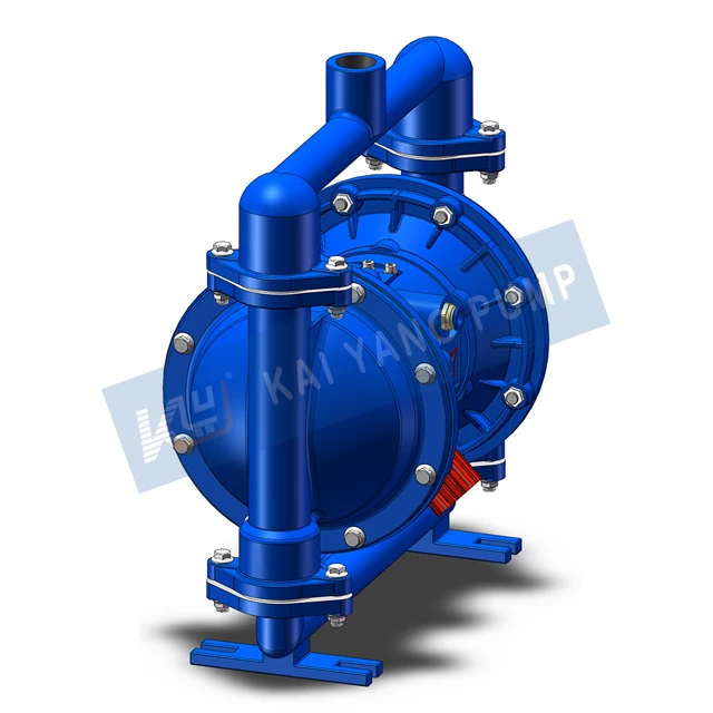 Double Layer Corrosion Protection Film Sediment Air Diaphragm Pneumatic Pump Maximum Particle Diameter Allowed Through Is 5mm