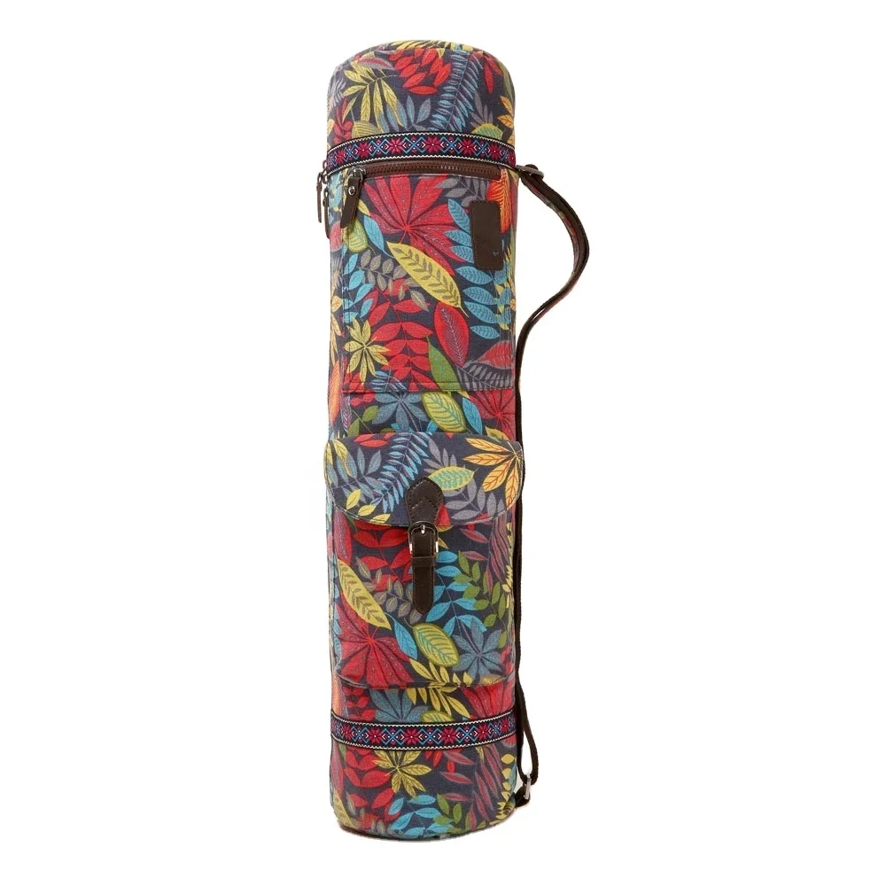 
Wholesale Competitive Price Eco-Friendly Customized Design Printed Pilates Outdoor Yoga Mat Cotton Bags 