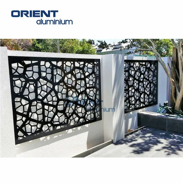 New Design Decorative Windows Grille Laser Cut Aluminum Screens For Cladding Exterior Wall
