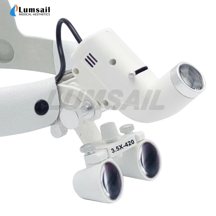 Производитель стоматологических светодиодных металлических фар 5 Вт хирургические фары бинокулярные лупы
