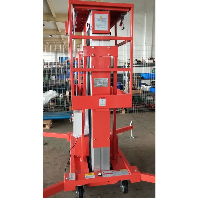 Customized Electric up and down moving lifting platform Material Handling