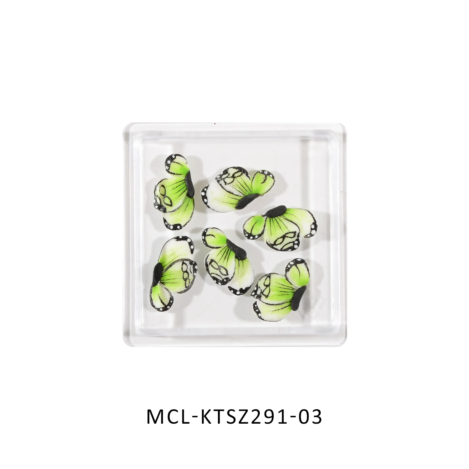 Vietnam Colorful Hand Made 3D Acrylic Resin Spring & Summer Flower Nail Art Charms Accessories For Nails