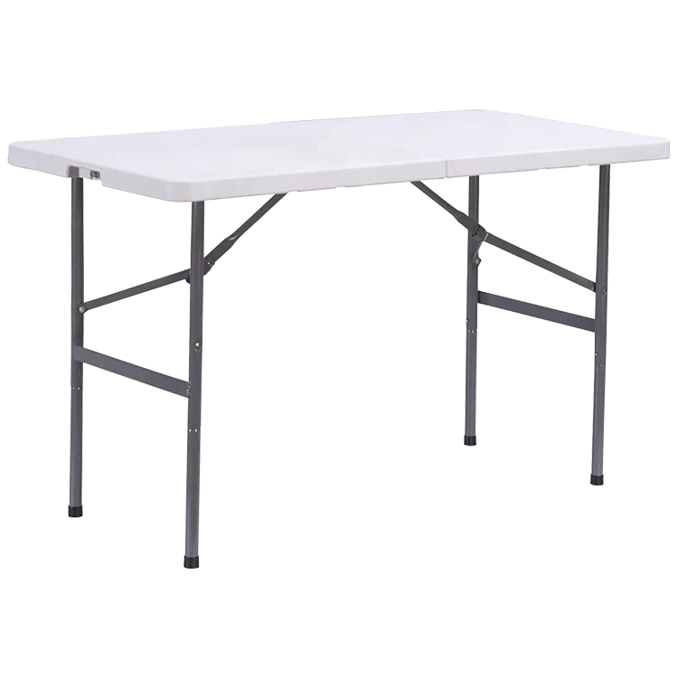 Популярный открытый пластиковый складной прямоугольный стол из полиэтилена высокой плотности