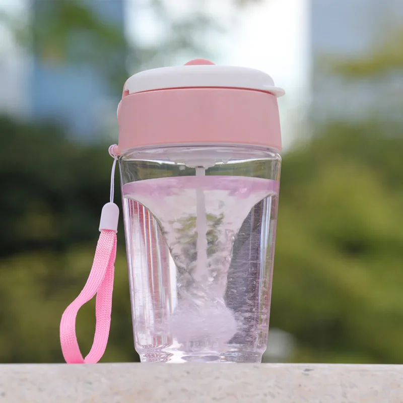 Factory Direct Supply 400/600ml Portable Plastic Electric Protein Vortex Shaker PC/Tritan Bottle With PP Stirring Rod