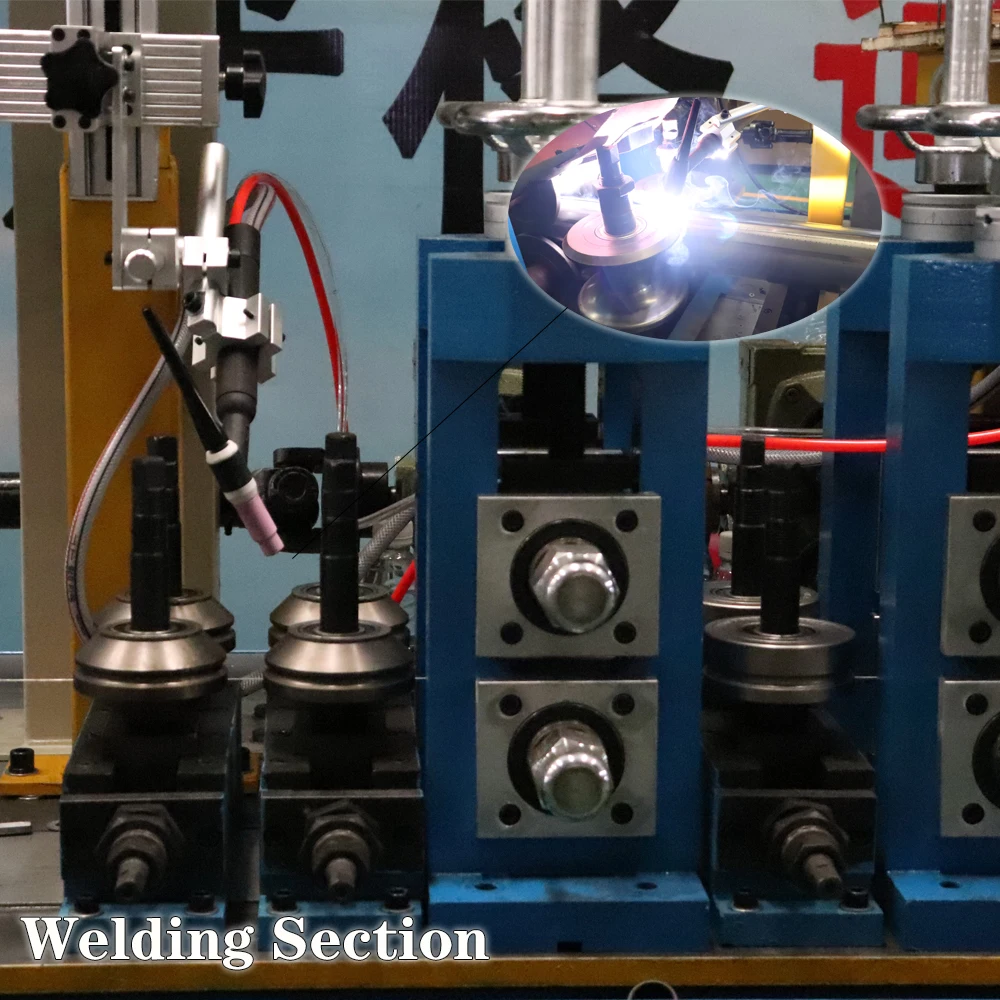 ss thin pipe making machine make small steel pipe 8mm/9.5mm/17mm/19mm/25mm tube production line