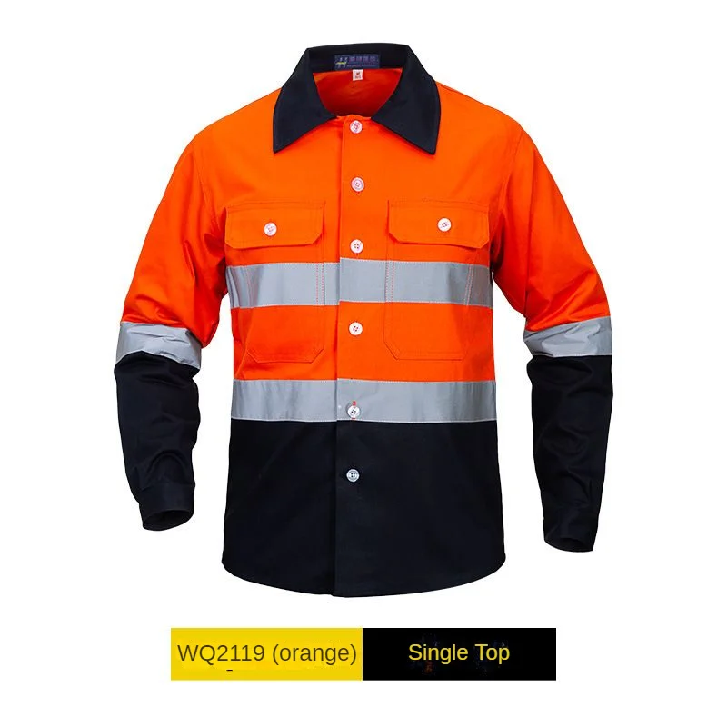 Wholesale FR Coverall Safety Fire Proof Workwear Anti-Static and Dust-Proof Flame Retardant Fire Retardant Workwear Uniform