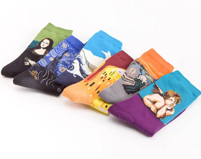 Yueli 2022 happy fashion soft breathable cotton fashion  people nice socks