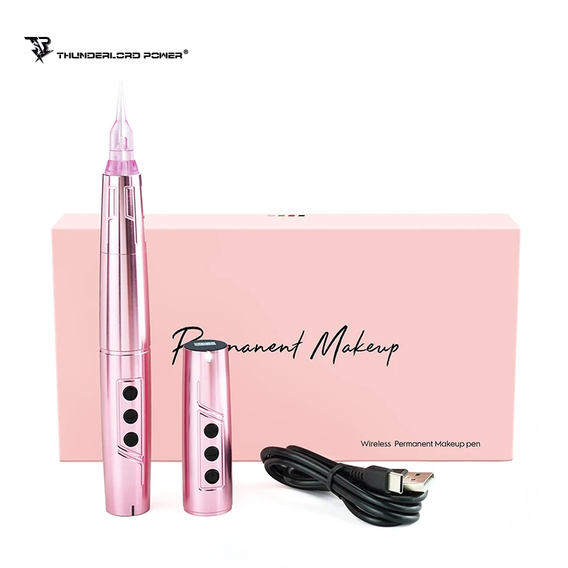 2024 Trend Dermografo Wireless Permanent Makeup Machine for Eyebrow Lip Tattoo With Rechargeable Battery
