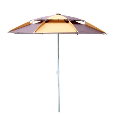 Wholesaler  1.8M 2.2M Rotatable Rainproof Vinyl Sunshade Large Fishing Umbrella (1600323757093)