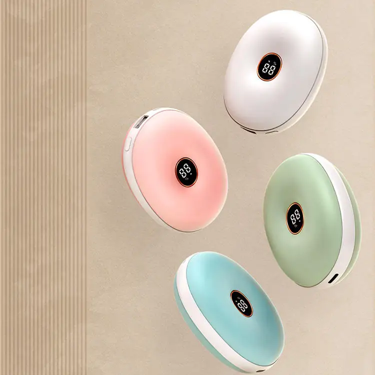 Rechargeable Mini Hand Warmer Portable USB Digital Display Hands Warmer Electric Heating Winter Warmers FOR foot hand