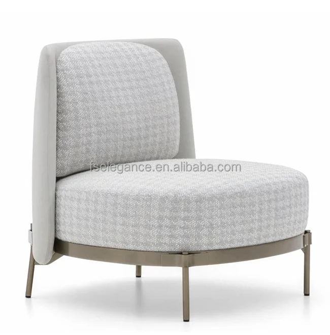 Современная роскошная мебель для отдыха из нержавеющей стали золотого цвета в итальянском стиле латунный стул с декоративной лентой