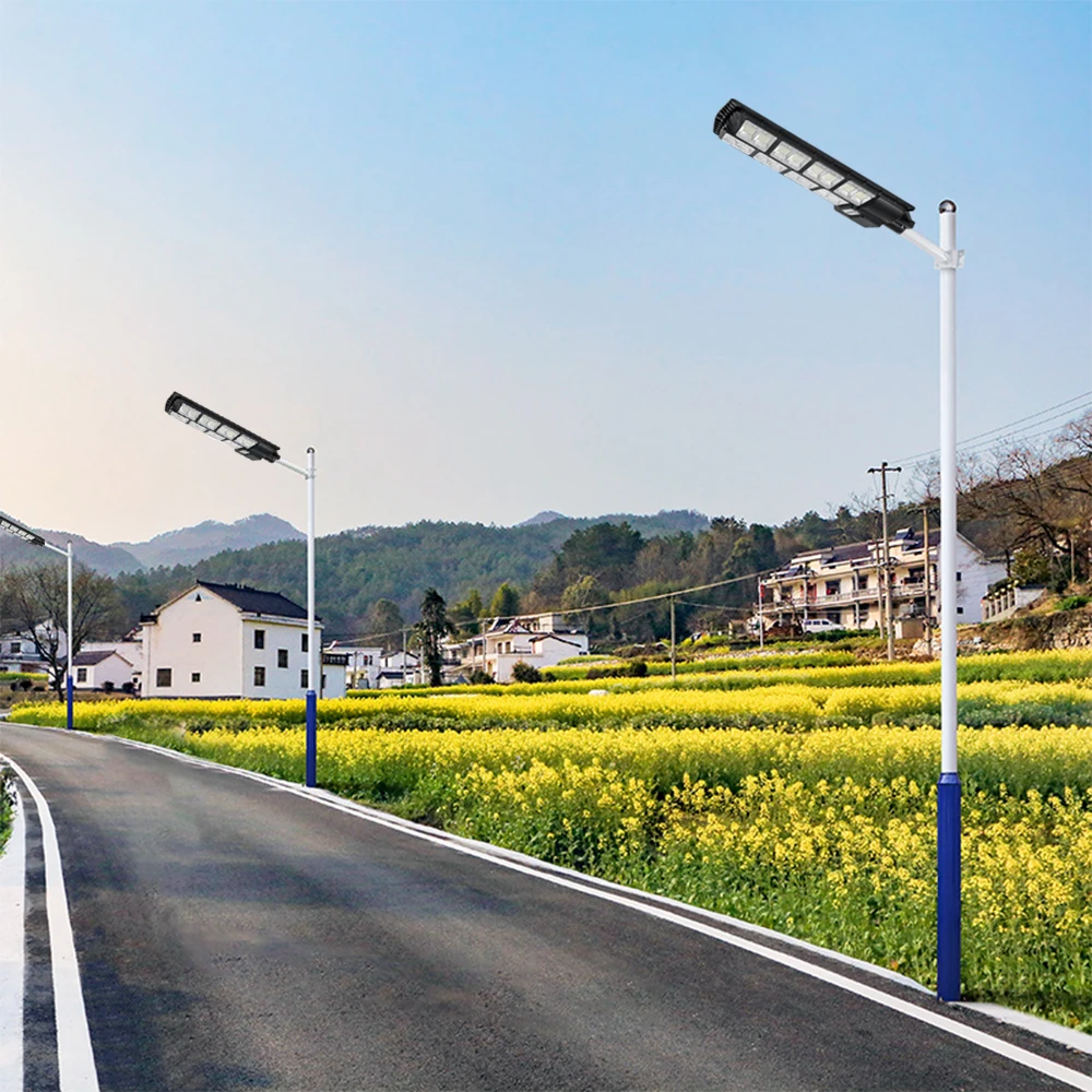 High brightness solar street light waterproof ABS material induction light High power battery powered super bright led light