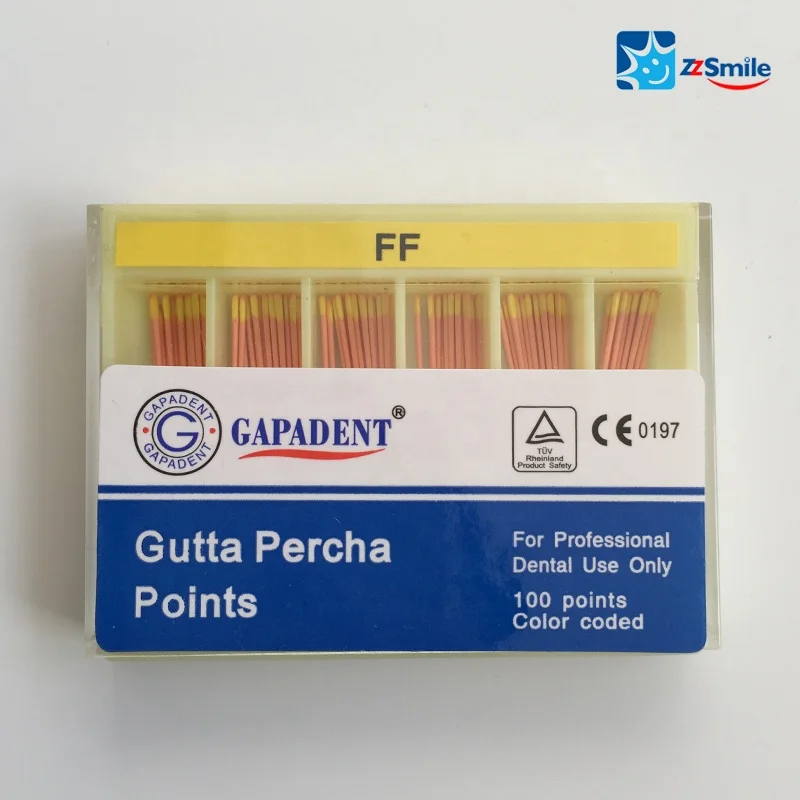 CE Approved Best seller GAPADENT Accessory Gutta Percha Points/ dental Gutta percha points