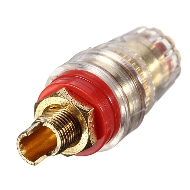Gold plating amplifier terminal speaker wire 4mm banana jack binding post (60691846823)