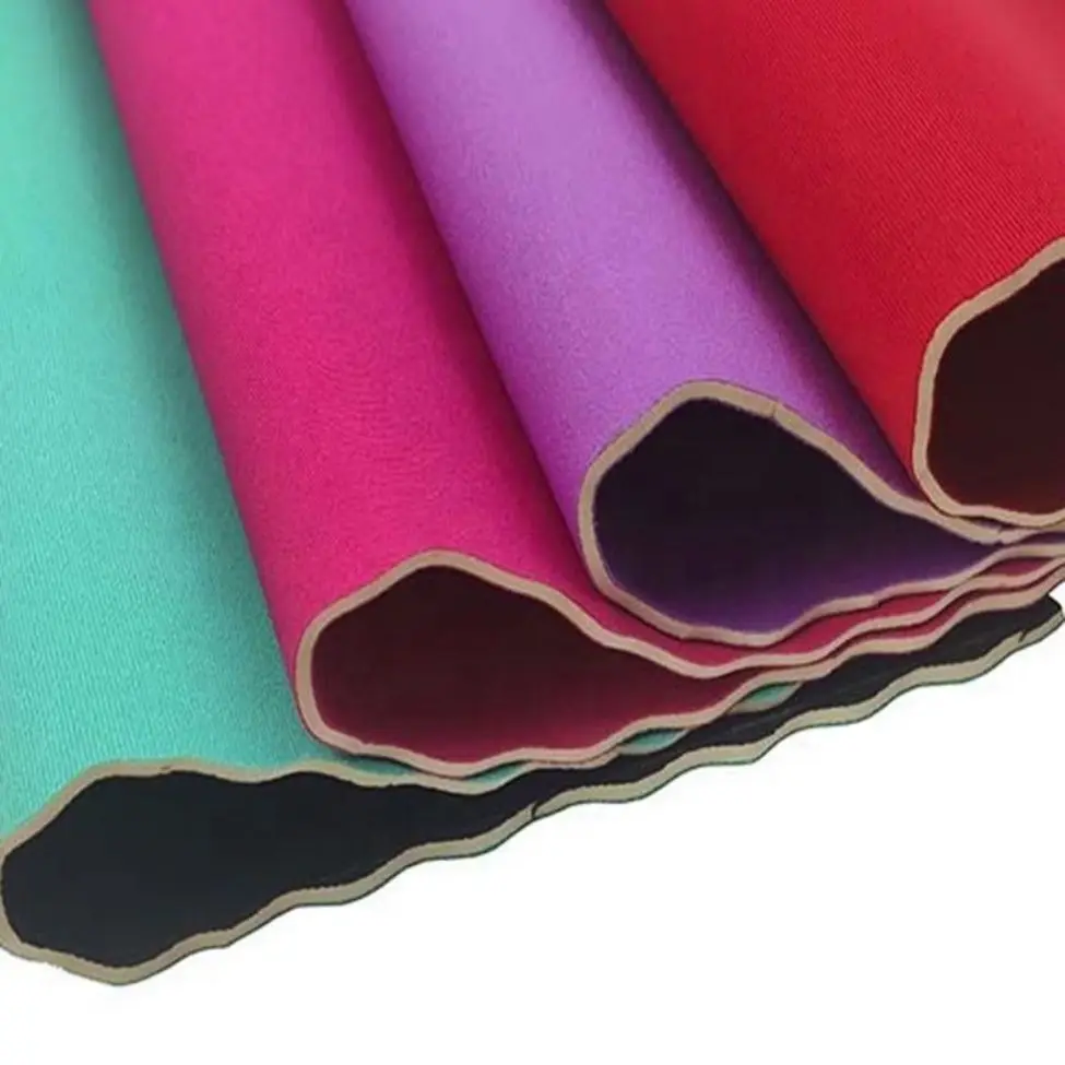 Wholesale Solid Color 2mm Waterproof Neoprene Wetsuit Fabric Sheets for Clothing