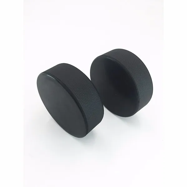 Promotional wholesale Rubber regular size Ice Hockey Puck bulk for Training