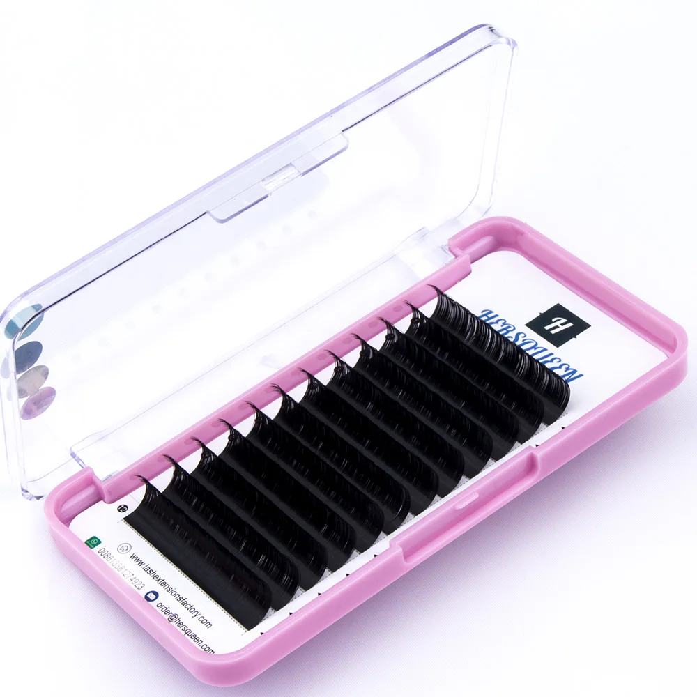 0.12 premium individual eyelash extensions vegan mink best false lash extensions private label custom packaging bulk lashes OEM