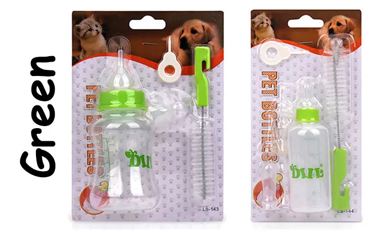 Little Dog Feeding Bottle Wholesale Plastic Pet Cat Water Milk Feeding Nursing Bottle
