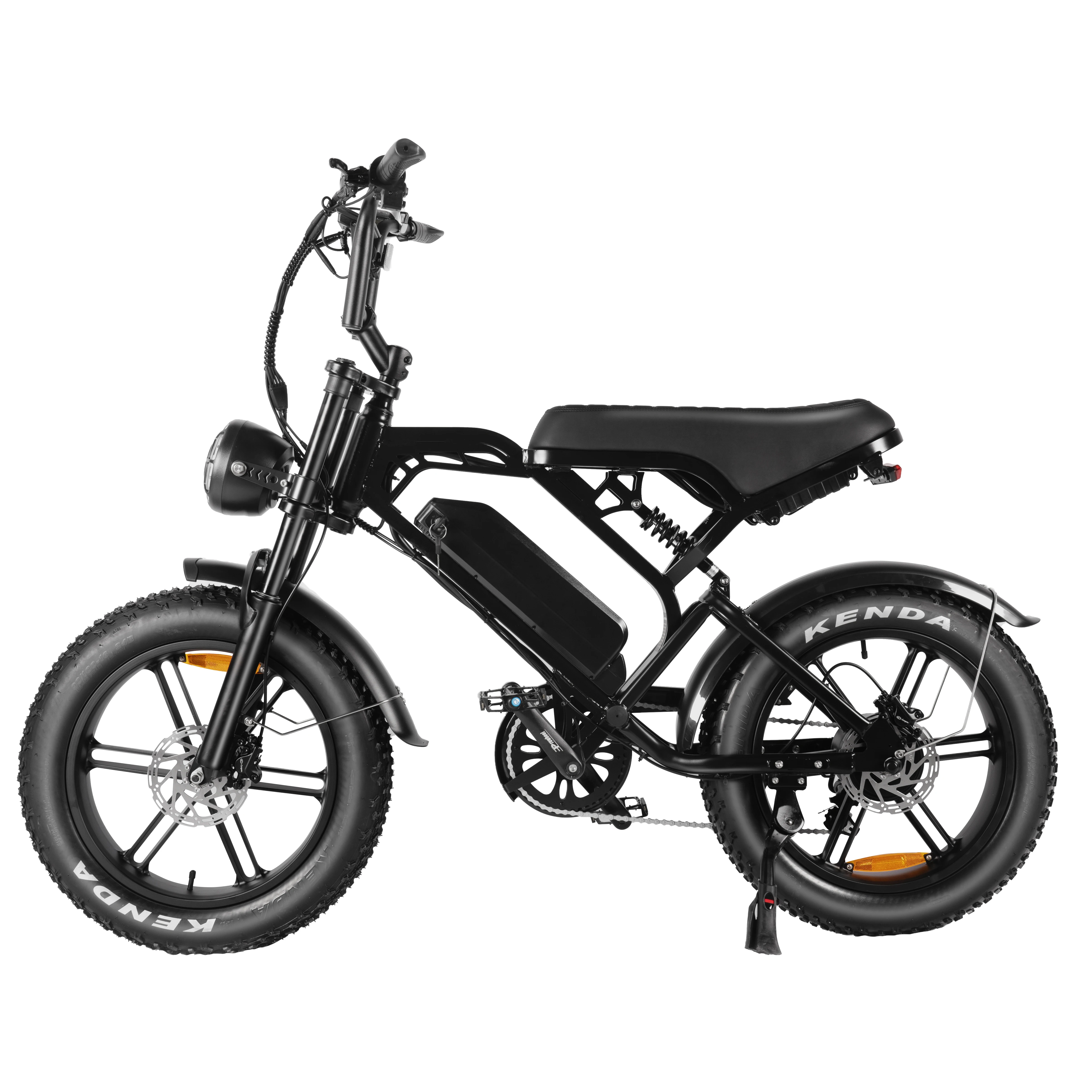 Electric Bicycle road Ebike V20 1000W 750W 500W 48V 15Ah Removable Lithium Battery 50KM mileage 4.0 ALL-terrain Fat Tire Ebike