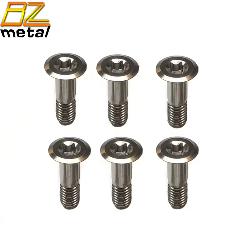 Hot Sale High Strength GR5 M8 Titanium Sprocket bolts with Ultra Light Weight fit for KTMi YAMAHAi Hondai KAWASAKIi