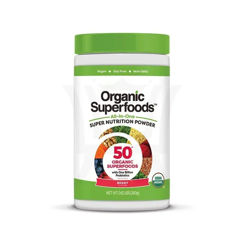 Super Nutrition Unlavoured Superfood Powder Multiple Ingredients Provide Nutrients and Improve Digestion 280g