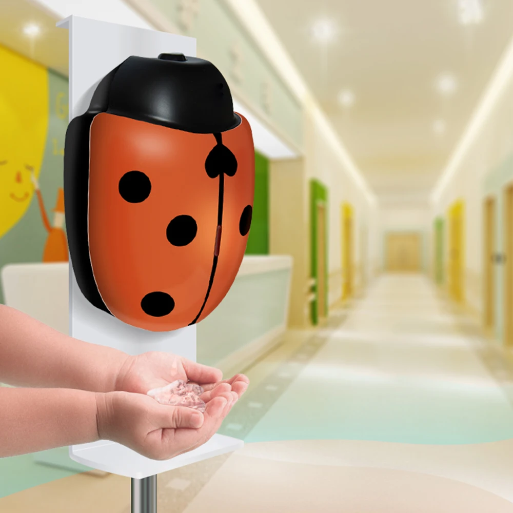 Cute touchless foam bottle electric pump liquid luxury shower sensor hand touch free automatic soap dispenser