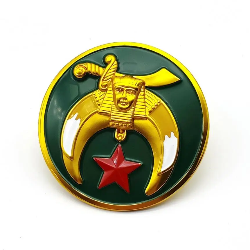 Custom 3d logo car badge auto emblems enamel car accessory letter private nameplate car emblem with sticker