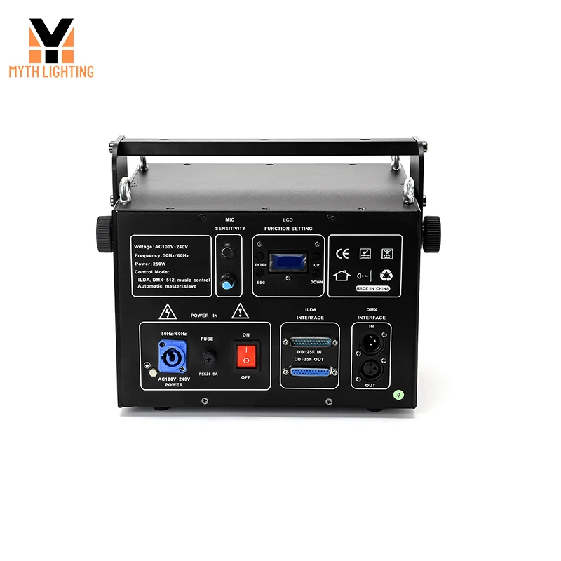 Professional 5W 40KPPS RGB Full Color Animation Laser Light