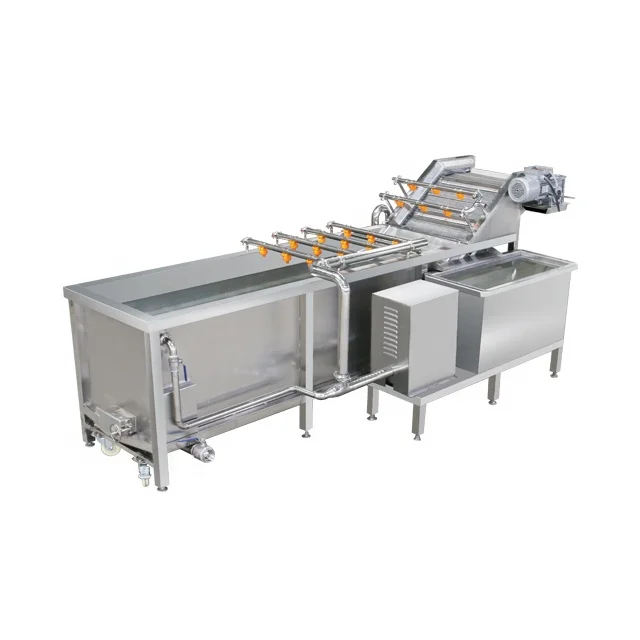 industrial commercial vegetable and fruit washing processing machine for factory