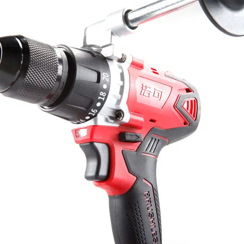 Top quality 4.0Ah 20V large capacity  brushless two speed cordless drill